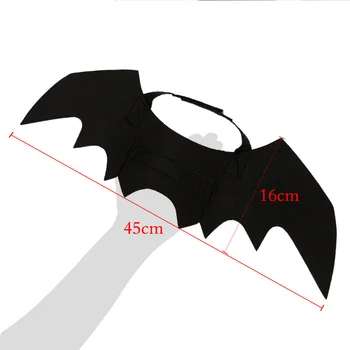 Pet Suns, Kaķis Bat Ārējie Cosplay Prop Halloween Bat Masku Kostīmu Apģērbs Spārniem 88 Piliens Kuģis