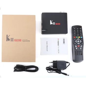 MECOOL KIII PRO Amlogic S912 Android TV Box 3GB 16GB DVB-S2, DVB-T2, DVB-C Dekoderi + KI PRO KII PRO TV KASTĒ Amlogic S905D 2G 16.G