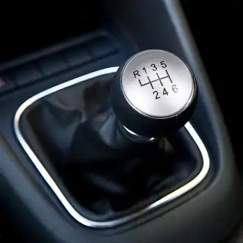 Auto, 5 /6 Ātrumu Pārnesumu Pārslēgšanas Slēdzis nepievelk putekļus Vāks VW Golf Trušu Jetta MK5 MK6 2005-PU Ādas Shift Knob Gaitor Vāciņu