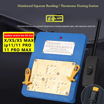 Mehāniķis IX5 Max Mini Termostatu Noņemt Metināšanas Platforma Desoldering Sildītājs iPhone X / Xs /Xs Max/11/11 Pro/ Pro Max
