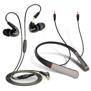UNCJC Bezvadu Neckband Austiņas Bluetooth Sporta Earbuds viegli pārvērst Vadu Austiņas ar mic In-Ear Hifi Austiņas Hi-Res