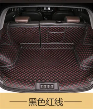 Priekš Nissan TIIDA 2011. -. GADAM 3D-trīsdimensiju PU asti lodziņā aizsardzības paklāju pad bagāžnieka bagāžas pad Auto stils