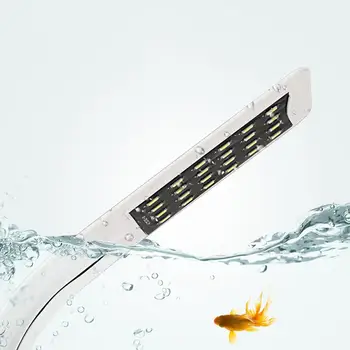 Super Slim 10W LED Ūdensizturīgs Akvārija Gaismu Zivju Tvertnes Ūdens Augi Aug Apgaismojums Clip-On Lampai ES Plug Kabeli, Zivju Piegādēm,