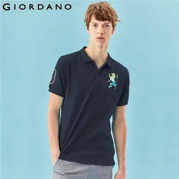 Jordan Vīriešu Polo Krekls Vīriešiem Izšūti 3D Lauva Multi Krāsu Polo Vīriešu Izšuvumi Kontrasta Krāsu Polo Modes Camisa Polo