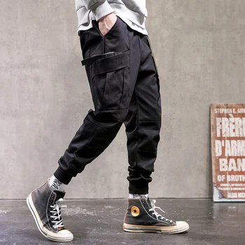 SingleRoad Mens Kravas Bikses Vīriešu Modes 2021 Armijas Zaļā Joggers Hip Hop Harajuku Bikses Vīriešu Japāņu Streetwear Bikses Vīriešiem