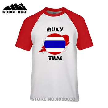Muay thai cīņas taizeme karoga mājas muay thai T-krekls, t krekls diy bezmaksas pielāgotus nosaukums skaits tha T nācijas karoga