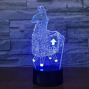 Lamu, alpaku 3D Led Galda Lampa Modelēšanas Nakts Gaisma Usb Uzlādes Bērnu Noskaņojumu, Pieskarties Pogai, Bērnu Guļamistaba Apgaismojums, Mājas Dekoru, Dāvanu