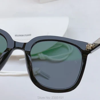 Maiga Saulesbrilles Retro Kvadrātveida Spoguļi Saules Brilles Modes Vīrieši Sievietes Acetāts Polarizētās Brilles UV400 Ar Sākotnējo lietā