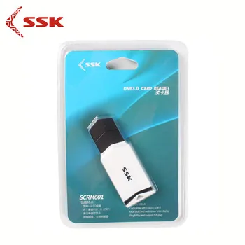 SSK USB3.0 All-in-1 Karšu Lasītājs Dual Slots SD TF Flash Atmiņa High Speed atmiņas Kartes Lasītājs, kas ļauj Mac DATORU, Klēpjdatoru SCRM601