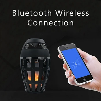 2In1 Liesmas Atmosfēru Lampas Gaismas Bluetooth Skaļruni Portatīvo Bezvadu Stereo Skaļrunis Ar Mūziku, Spuldzes, Āra Kempings Pastiprinātājā
