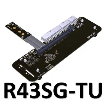 R43SG M. 2 taustiņu M NVMe Ārējās Grafikas Karte, Statīva Turētājs ar PCIe3.0 x4 Stāvvadu Kabeļu 32Gbs Par ITX STX NUC VEGA64 GTX1080ti