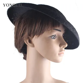 30 CM Liels Izmērs Fascinator Bāzes Kāzu Dāmas Puses DIY Matu Aksesuāri Oficiālu Sieviešu Derby Fedora Klp Fascinator Cepures