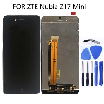 Par ZTE Nubia Z17 mini NX569J NX569H LCD Displejs, Touch screen Montāžas Piederumi ZTE Nubia Z17 Mini Telefonu Detaļas, Remonta komplekts