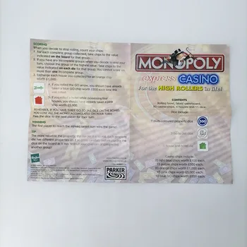 Hasbro Monopols Spēļu galda Spēles Galda Šaha Partija Ģimenes Stratēģijas Spēles Express Kazino par Augstas Veltņi Dzīve