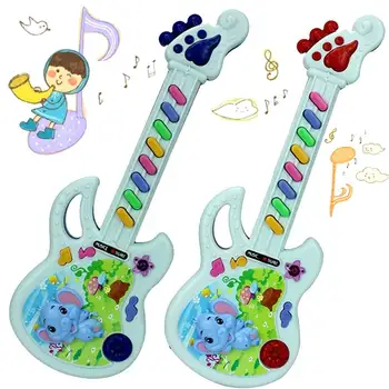 1 gabals Mūzikas Izglītības Rotaļlieta, Bērnu Bērni, Bērni Portatīvo Ģitāra Tastatūras Attīstības Cute Rotaļlietas -17 NSV775
