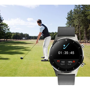 Jelly Ķemme E13 Vīriešu Sporta Smart Skatīties Vairākas Sporta Režīmā GPS Atbalstu Pedometrs ar skārienekrānu Smartwatch IOS Android Tālrunis