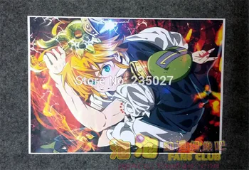8 gab./komplekts Anime Septiņi Nāves Grēki plakātu Meliodas Elizabete Liones Diāna sienas, attēlus telpā, uzlīmes, rotaļlietas karikatūra A3 plakāti
