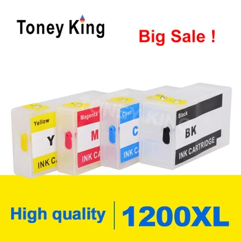 Toney Karalis Uzpilde Tintes Kārtridžs Canon PGI-1200 MAXIFY MB2020 MB2120 MB2320 MB2720 Printeri