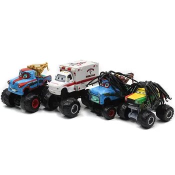 Disney Pixar Automašīnām, 3 Rotaļlietas Big Foot Die-cast Automašīnas Lightning McQueen Jackson Vētra Dinoco Automašīnas Modeli, Rotaļlietas Bērniem, Zēniem Dzimšanas dienas Dāvanas