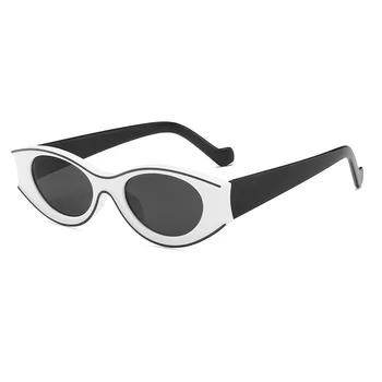 Candy Krāsu Cateye Saulesbrilles Sieviešu Ziemas 2020 Brilles Toņos Uv400 Lielo Rāmi, Kaķu Acu Mirror Lēcas, Brilles Vīriešu Āra MM97
