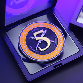 CSGO CS IET Counter Strike Dizaina Piecu Gadu Veterāns Monētu 5 gadus Medaļu/Monētas - 5 Gadu Monētas Ierobežota Kolekcija Dāvanu