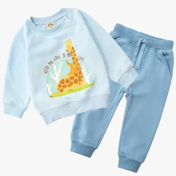 ZWY296 Jaunu Zēnu Apģērbu Komplekti, Pavasara Rudens Baby Bērnu Kokvilnas Komplekti Zēnu Treniņtērpi Bērniem, Uzvalkus ar garām Piedurknēm T Krekls+Bikses Bezmaksas shipp