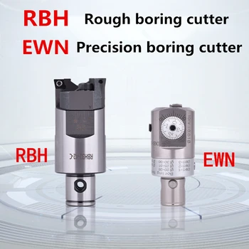 CNC Regulējams RBH Dvīņu bitu RBH 68-92mm Twin-mazliet Raupja Urbšanas Galvas CCMT120408 izmantot BT40 LBK dziļu caurumu urbšanas instruments Jaunu