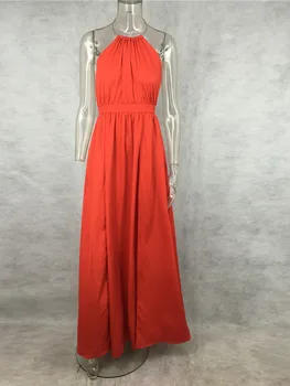 Vasaras Stils ir Elegants Sexy Red Strapless Maxi Kleitas Jaunas Ielidošanas Jaunu Piedurknēm pavada gara kleita puse kleita vestidos