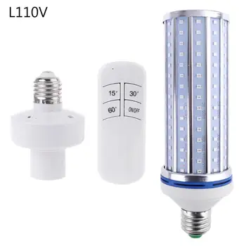 60W UV Germicidal Lampas LED UVC Spuldzes E26 Dezinfekcijas Gaismas Laiks Tālvadības pults