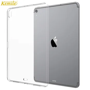 Lietā par iPad Pro 11 2018 maigo Ādu Elastīgu Bufera Pārredzamu TPU Gumijas Aizmugurējo Vāciņu Protector for Apple iPad 11 collu 2020 Gadījumā