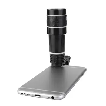 Universālā 20X Tālummaiņas Telefoto Objektīvs Ārējās Mobilā Tālruņa Kameru Objektīvs ar Klipu Apskatei Ceļojumu