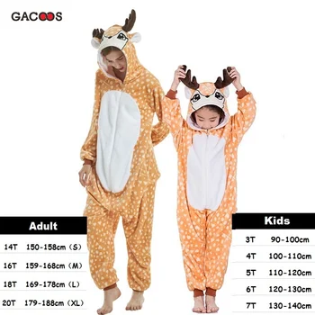Ziemā Zēni Anime Dūriens Pidžamu Sleepwear Zīdaiņu Meitenēm Pidžamas Bērniem Unicorn Panda Pijamas Infantil Unicornio Kigurumi Drēbes