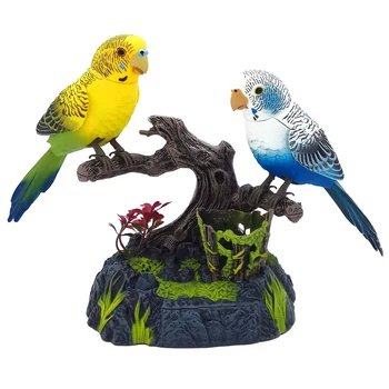 2gab Skaņas Kontroles Putnu mīļotājiem Rotaļlietas Smieklīgi Ģimenes Pet Runā Putni Pet Mājās Apdare Putnu Būris Elektronisko Balss Kontroles Rotaļlietas