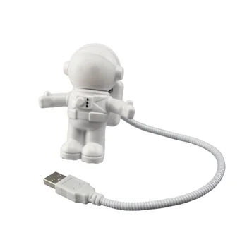Astronauts Diver LED Nakts Gaisma Gudrs Lampa USB Acu Aizsardzība Tastatūras ēsmas zivtiņu vadi Jaunu Eksotisku Led Portatīvie Gaismas Radošo Bērniem Dāvanas