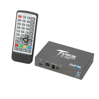 High Speed 110km/h auto DVB T2 TV uztvērējs Dubultā Antena DVB-T2 Auto DVB T H. 264 MPEG4 Ārējo USB Digitālās TV uztvērēji auto