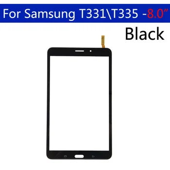 Samsung Galaxy Tab 4 8.0 T331 t335 T330 Touch Screen Digitizer Panelis Stikla Lēcu, LCD Displejs Planšetdatora Ekrāns Nomaiņa