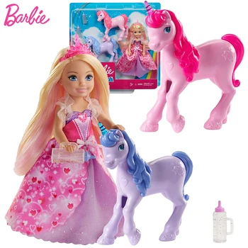 Sākotnējā Barbie Lelle Princese Kleita Rotaļlietas Meitenēm Bērnu Rotaļu Lelle Barbie Drēbes Lelli Princese Matu Rotaļlietas Meitenēm Dāvanu Komplekts