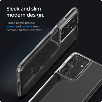 Spigen Šķidro Kristālu Case for Samsung Galaxy S21 Ultra (6.8