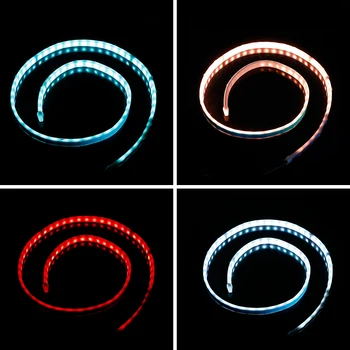 SNCN Bagāžnieka Strip Gaismas LED Auto Dinamisku Aizmugurējie Lukturi Par Hyundai Solaris Akcentu Elantra I30 Tucson un Santa Fe, Sonata I20 IX35 IX45