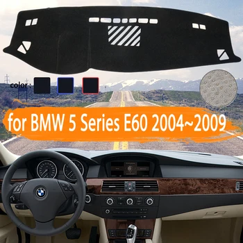 Par BMW 5. Sērijas E60 2004 2005 2006 2007 2008 2009 Automašīnas Paneļa Vāciņu Dashmat Izvairītos no Saules gaismas Ēnā Paklāju Auto Piederumi