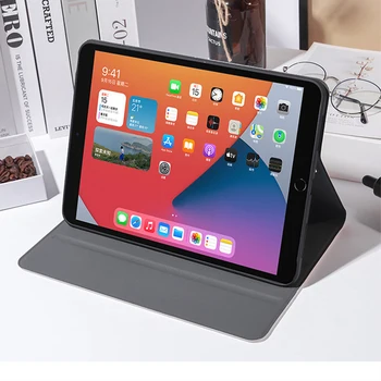Smart Case, lai Huawei MediaPad T5 10 PU Ādas Saliekamais Stends Segtu MediaPad T5 10.1 AGS2-W09/L09/L03/W19 Tablete Gadījumā