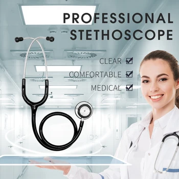 Daudzfunkcionāls Ārsts Stethoscope Medicīnas Stethoscope Dual Head Profesionālā Profesionālā Klīnika, Medicīnas Māsām