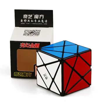 QIYI Ass Magic Cube Nelikumīgi Mainīt Jinggang Profesionālās Puzzle Ātrums Kubs Ar Matēta Uzlīme 3x3x3 Melna Ķermeņa Kuba
