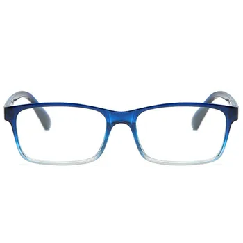XeroX Anti-zila gaisma Lasīšanas Brilles Sievietēm, Vīriešiem, Modes Taisnstūra Brilles Anti-noguruma recepšu Hyperopia Brilles +1.5