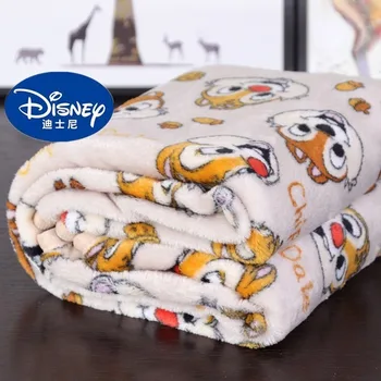 Disney Privātā Plutons Chip n Dale Viegls Plīša Queen Size Segu uz Gultas, Dīvāns Plaknes Flatsheet Gultas piederumi Mest bērnu sega