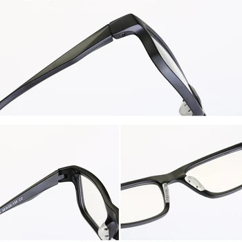 QIFENG Optisko Briļļu Rāmja Brilles Vīrieši Sievietes TR90 Ar 5 Klipu Par Polarizētās Saulesbrilles Magnētisko Recepšu Brilles QF131