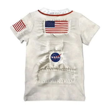 Armstrong Skafandrs Iespiestas Bērnu T Krekls Enfant Vasaras 2020. Gadam, Modes Īsām Piedurknēm Dzimšanas Dienas Zēni Meitenes Tshirt Bērnu Drēbes