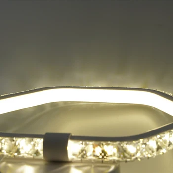 Ziemeļvalstu Skrūvēm Sienas Lampas Guļamistabas Blakus Crystal LED Sienas Apgaismojuma Mājas Iekštelpu Koridoru, Balts Sconce Alumīnija zemapmetuma