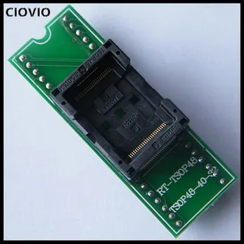 Augstākās Kvalitātes TSOP48, lai DIP48 adapteris TSOP48 testa ligzda 0.5 mm Piķis par RT809F RT809H un XELTEK USB Programmētājs