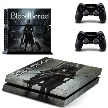 Bloodborne PS4 Uzlīmes Play station 4 Ādas PS 4 Uzlīmes Uzlīmes Vāks PlayStation 4 PS4 Konsoles & Kontrolieris Ādas, Vinila